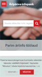 Mobile Screenshot of agent.aripaev.ee
